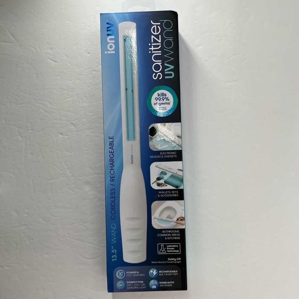 ionUV Sanitizer UV Wand Cordless/Rechargeable NEW